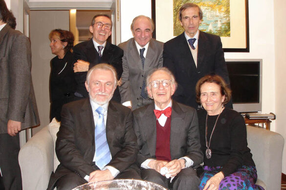 Eric Kandel e Signora, Psichiatra, Nobel medicina 2000, Laurea Honoris Causa Università di Torino con i Proff. Strata, Palestro, Pelizetti, Furlan, conferita nel corso del congresso nazionale di psichiatria (pres. Munizza) nel 2000